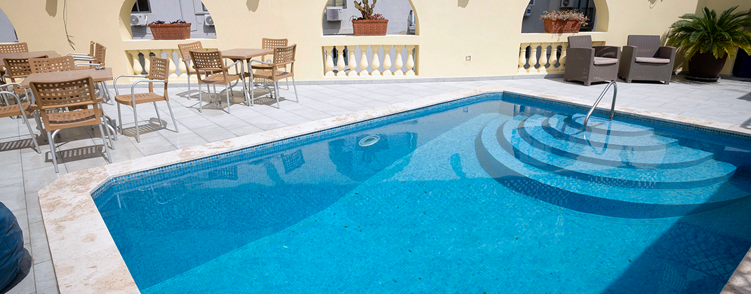 Piscina privada da escola