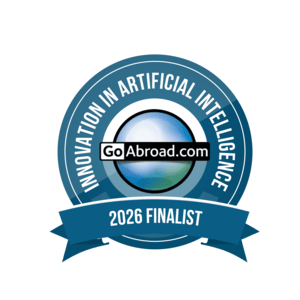 GoAbroad Innovation Awards Finalista 2026 – Inteligência Artificial